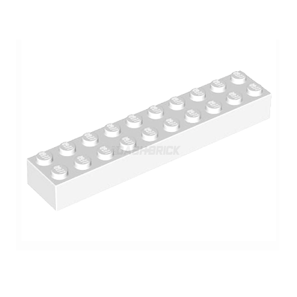LEGO Brick 2 x 10, White [3006]