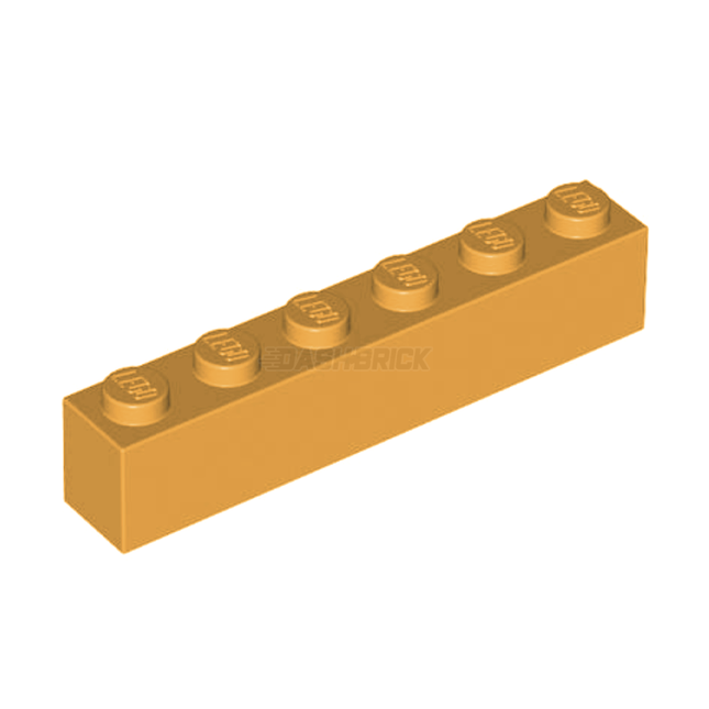 LEGO Brick, 1 x 6, Bright Light Yellow [3009]