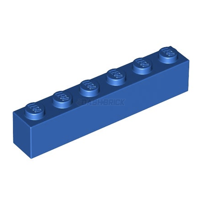 LEGO Brick, 1 x 6, Blue [3009]