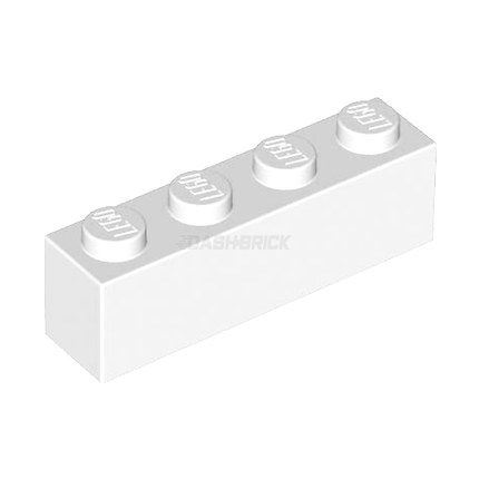 LEGO Brick 1 x 4, White [3010] 301001