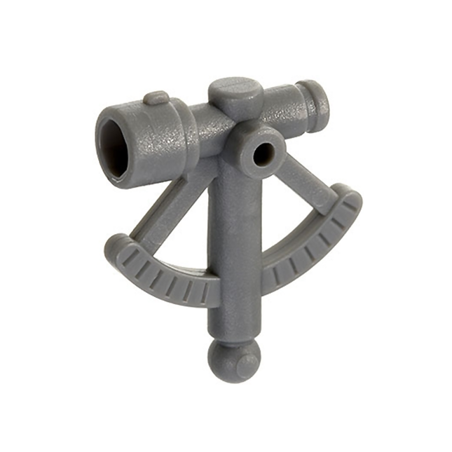 LEGO Minifigure Accessory - Sextant / Quadrant, Navigation, Dark Grey [30154]