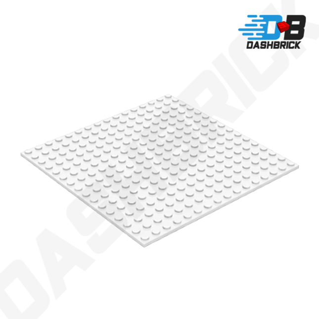 White lego plates top