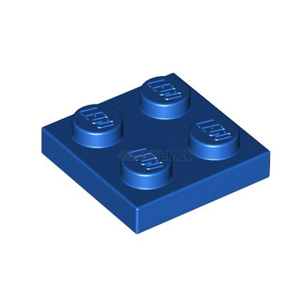 LEGO Plate, 2 x 2, Blue [3022] 302223
