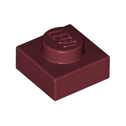 LEGO Plate, 1 x 1, Dark Red [3024] 4539114