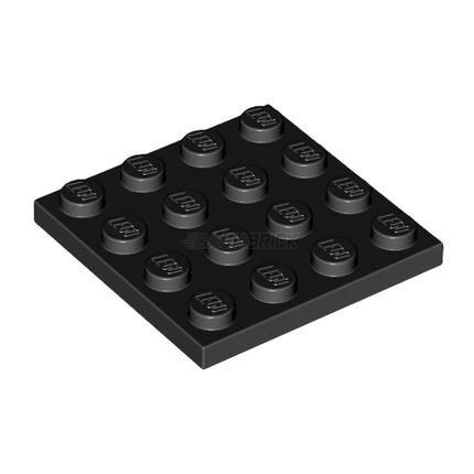 LEGO Plate 4 x 4, Black [3031]
