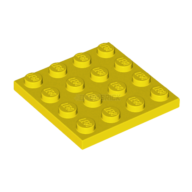 LEGO Plate 4 x 4, Yellow [3031]