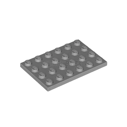 LEGO Plate 4 x 6, Dark Grey [3032]