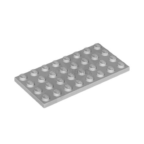 LEGO Plate 4 x 8, Light Grey [3035] 4211407