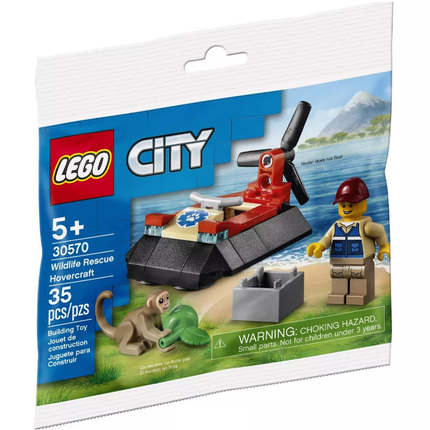 LEGO City - Wildlife Rescue Hovercraft Polybag [30570] - Retired Set