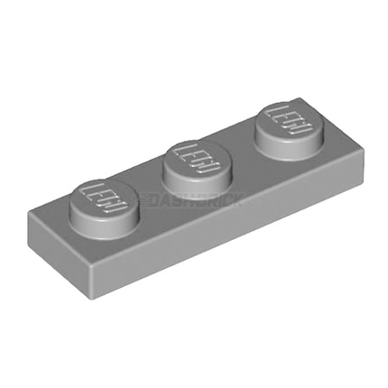 LEGO Plate, 1 x 3, Light Grey [3623] 4211429