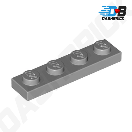 LEGO Plate, 1 x 4, Dark Grey [3710]