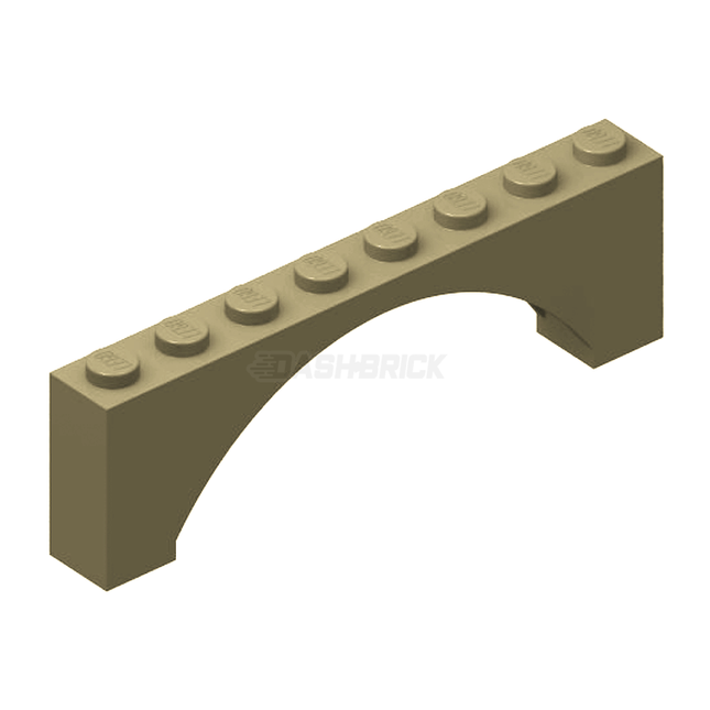 LEGO Brick, Arch 1 x 8 x 2, Tan [16577] 6313660