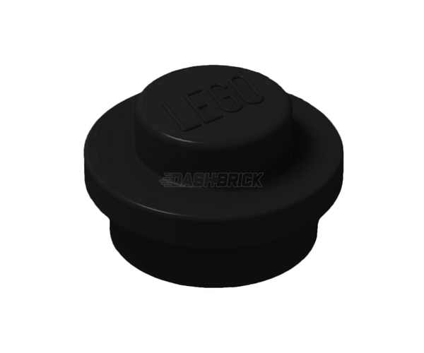 LEGO Round Plate 1 x 1 Black 4073 614126 DASHBRICK