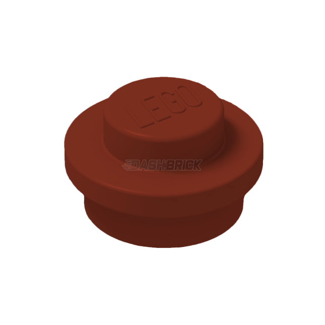 LEGO Round Plate, 1 x 1, Reddish Brown [4073]