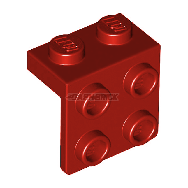 LEGO Bracket 1 x 2 - 2 x 2, Down Angle Support, Red [44728] 6117974