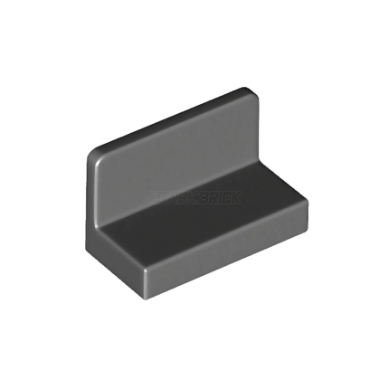 LEGO Panel 1 x 2 x 1 with Rounded Corners, Dark Grey [4865b]