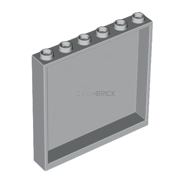 LEGO Wall/Panel 1 x 6 x 5, Light Grey [59349] 4527174