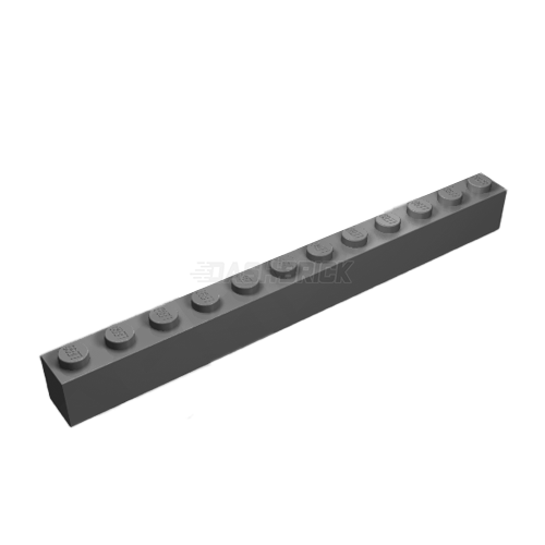 LEGO Brick 1 x 12, Dark Grey [6112] 4210798