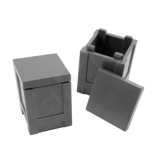 LEGO crate / box / container - medium nougat - Extra Extra Bricks