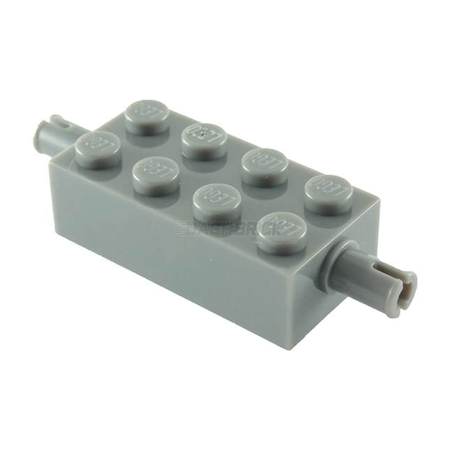 LEGO Brick, Modified 2 x 4 with Pins, Light Grey [6249] 6356158