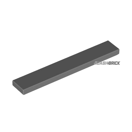 LEGO Tile 1 x 6, Dark Grey [6636]