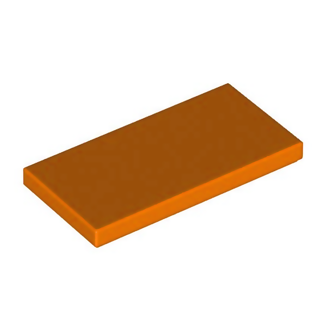 LEGO® Tile, 2 x 4, Orange [87079]