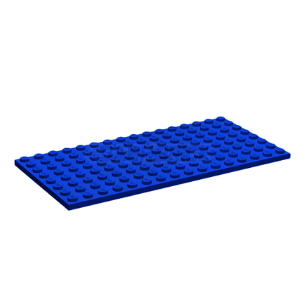 LEGO Plate 8 x 16, Blue [92438]