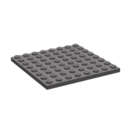 LEGO Plate, 8 x 8, Dark Grey [4210802] 4210802