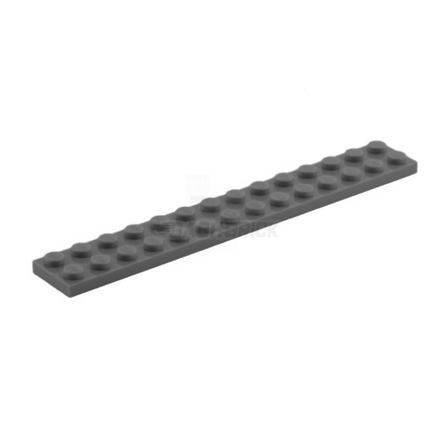LEGO Plate 2 x 14, Dark Grey [91988] 6000970