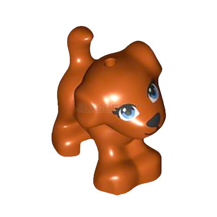 LEGO Minifigure Animal - Dog, Puppy, Dark Orange [93088pb09]