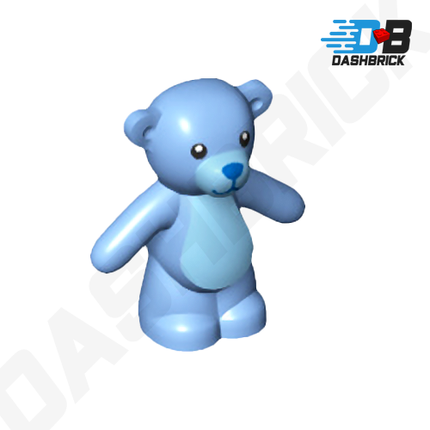LEGO Minifigure Accessory - Teddy Bear, Medium Blue [98382pb009]
