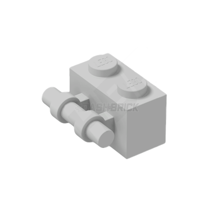LEGO Brick, Modified 1 x 2 with Handle, Light Grey [30236] 4211580