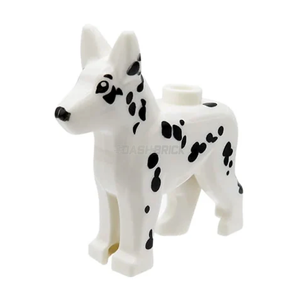 LEGO Minifigure Animal - Dog, Dalmatian, White, Black Spots [92586pb03]