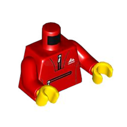 LEGO Minifigure Torso - Tracksuit, Zippers, Mountain Logo [973pb3547c01]