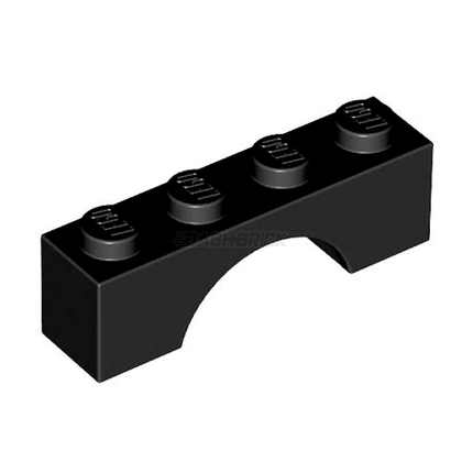 LEGO Brick, Arch with Bow 1 x 4, Black [3659]