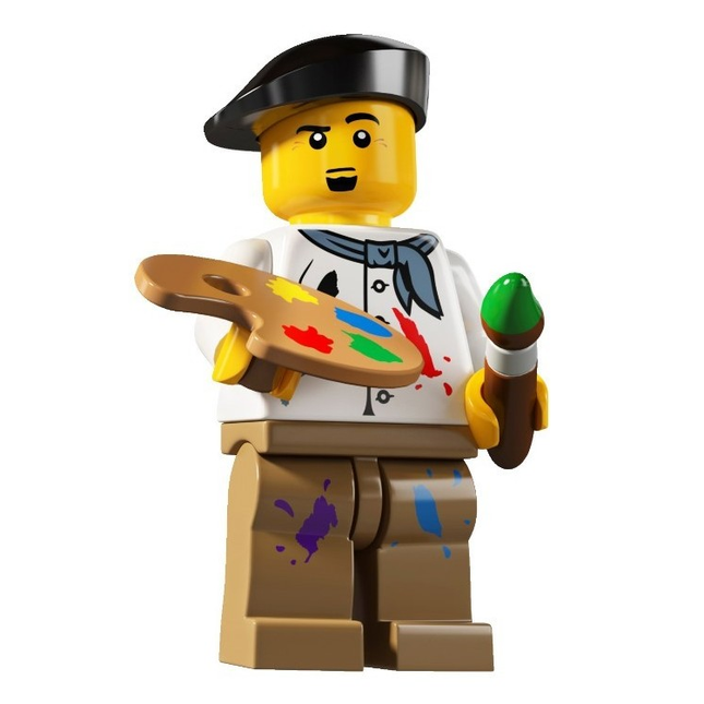 LEGO Collectable Minifigures - Artist (14 of 16) [Series 4]