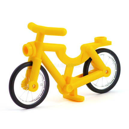 LEGO Minifigure Accessory - Bicycle, Riding Cycle/Bike, Yellow [4719c02]