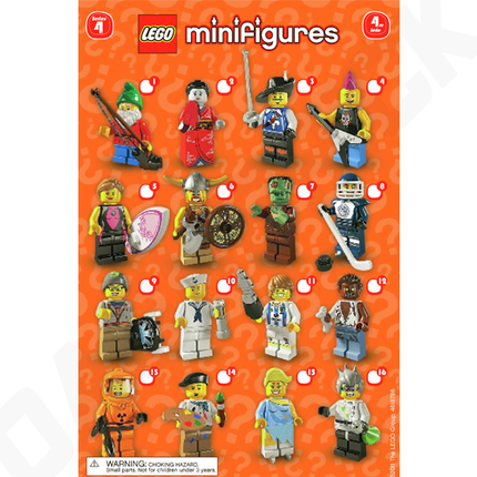 LEGO Collectable Minifigures - Artist (14 of 16) Series 4