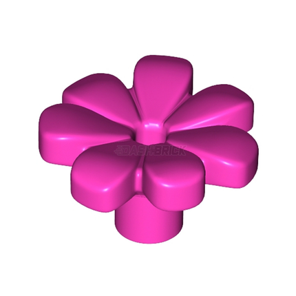 LEGO Plant, Flower with 7 Thick Petals and Pin, Dark Pink [32606]