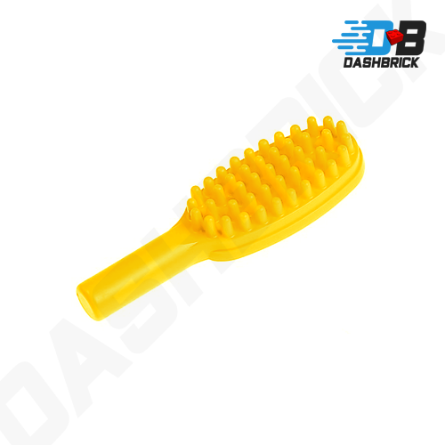 LEGO Minifigure Accessories - Hairbrush/Brush, Bright Yellow [3852b]