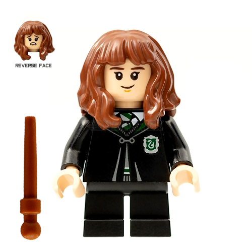 LEGO Minifigure Hermione Granger Slytherin Robe HARRY POTTER DASHBRICK