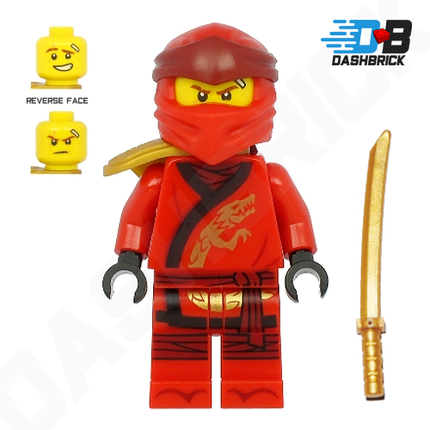 LEGO Minifigure - Kai, Pearl Gold Armor Shoulder Pad, Legacy [NINJAGO]