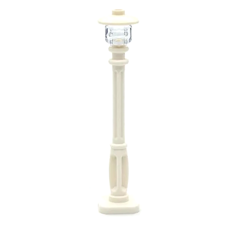 LEGO Street Lamp Post White City Town Street