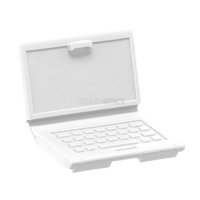 LEGO Minifigure Accessory - Laptop, Folding, White [62698]