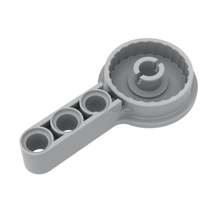 LEGO Technic, Rotation Joint Disk with Pin and 3L Liftarm, Light Grey ...
