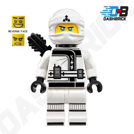 LEGO Minifigure - Zane, The LEGO Ninjago Movie, Black Quiver [NINJAGO]