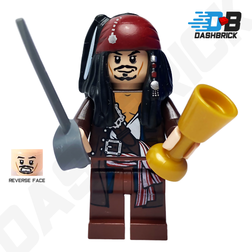 LEGO Minifigures Captain Jack Sparrow with Jacket DISNEY DASHBRICK
