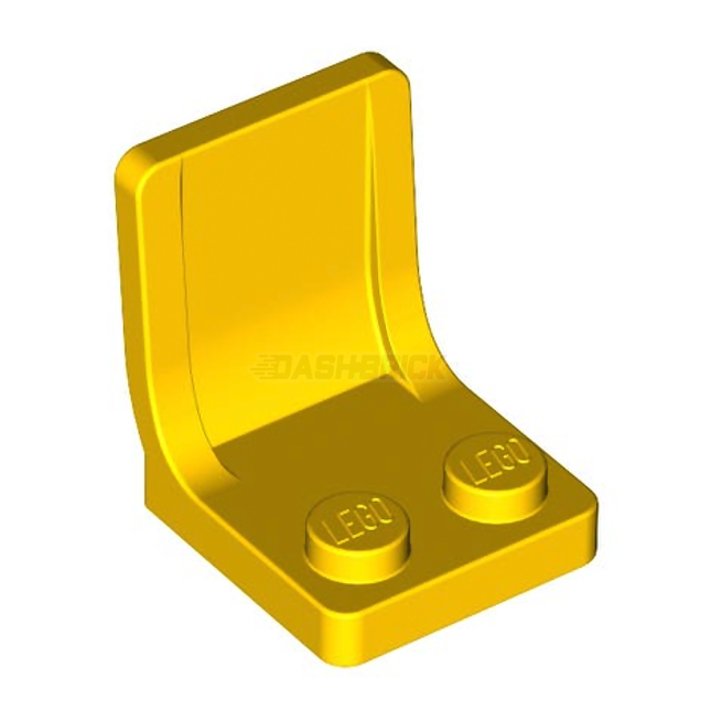 LEGO Minifigure Accessory - Seat/Chair 2 x 2, Yellow [4079b]