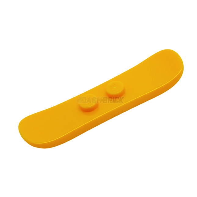 LEGO Minifigure Accessory - Snowboard, Small, Bright Light Orange [18746]