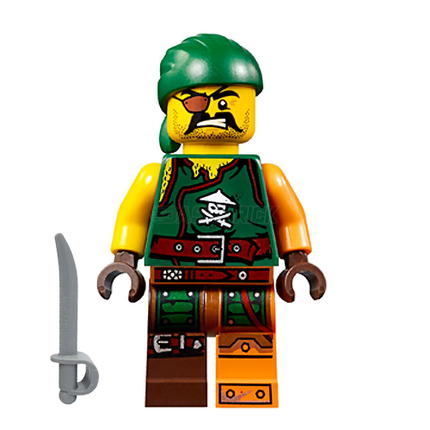 LEGO Minifigure - Sqiffy, Pirate [NINJAGO]